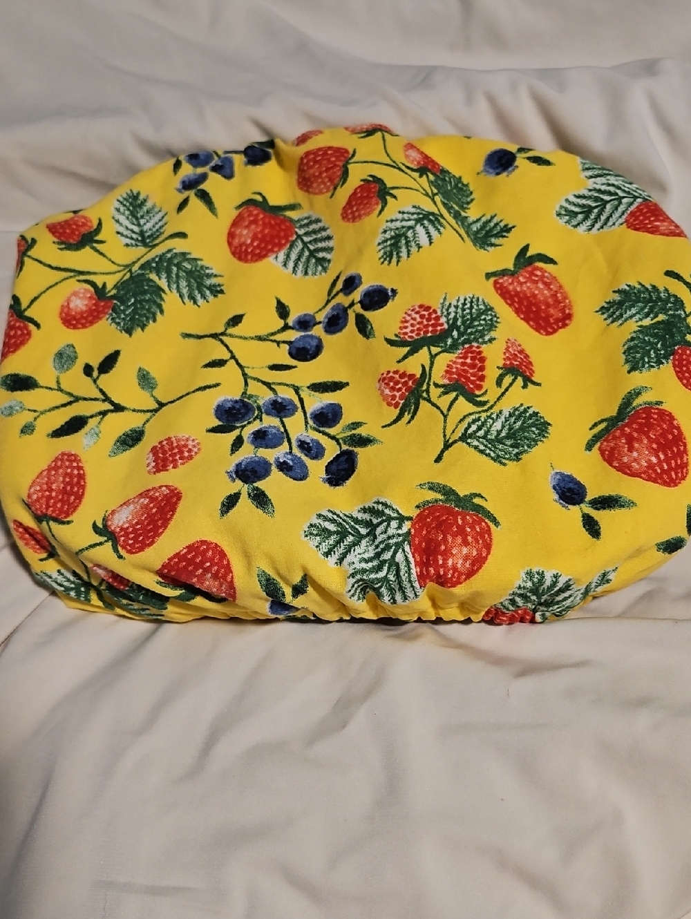 Now Designs Bright Yellow Fruit-Print Elastic Cover